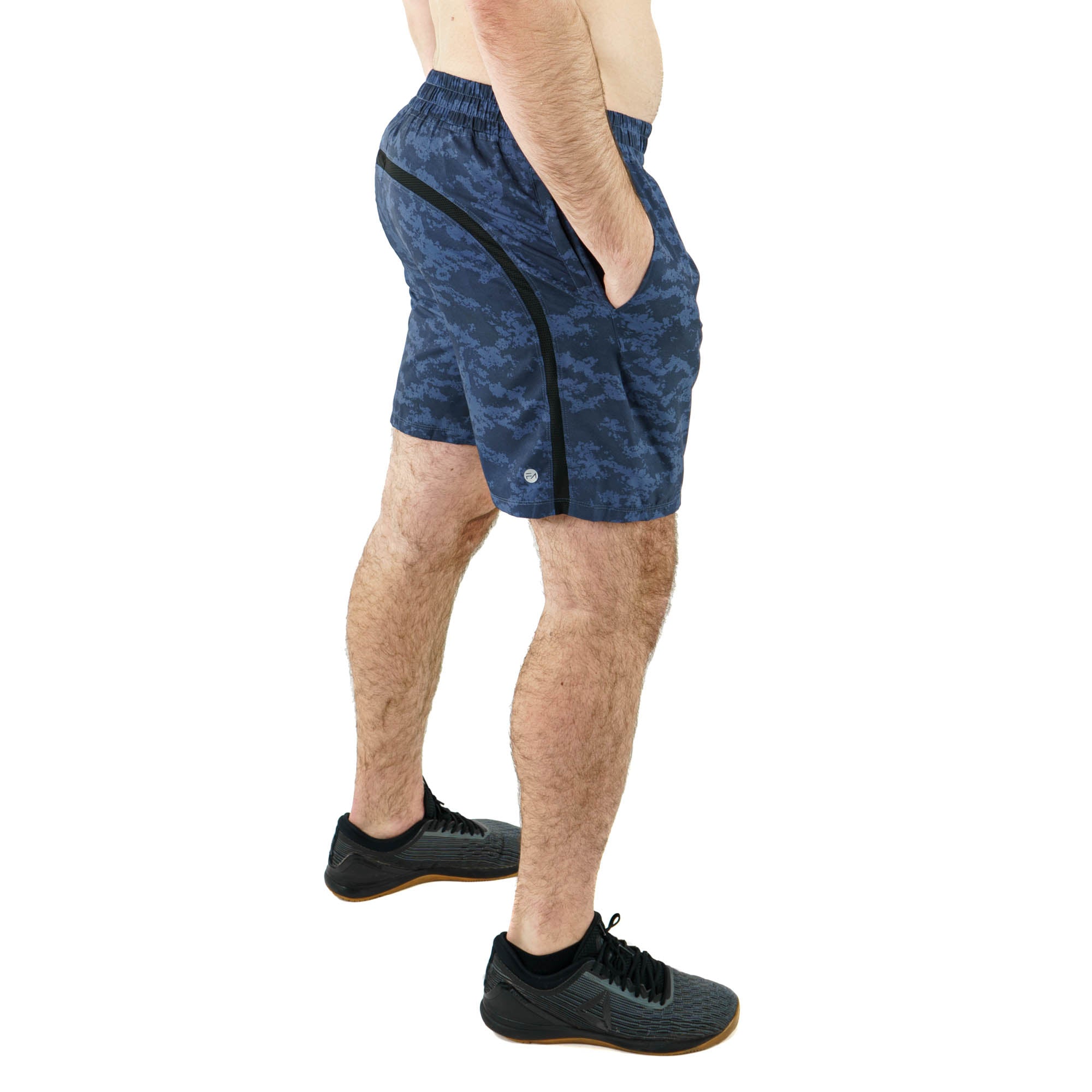 Unlimited Shorts Blue Camo (7.5")