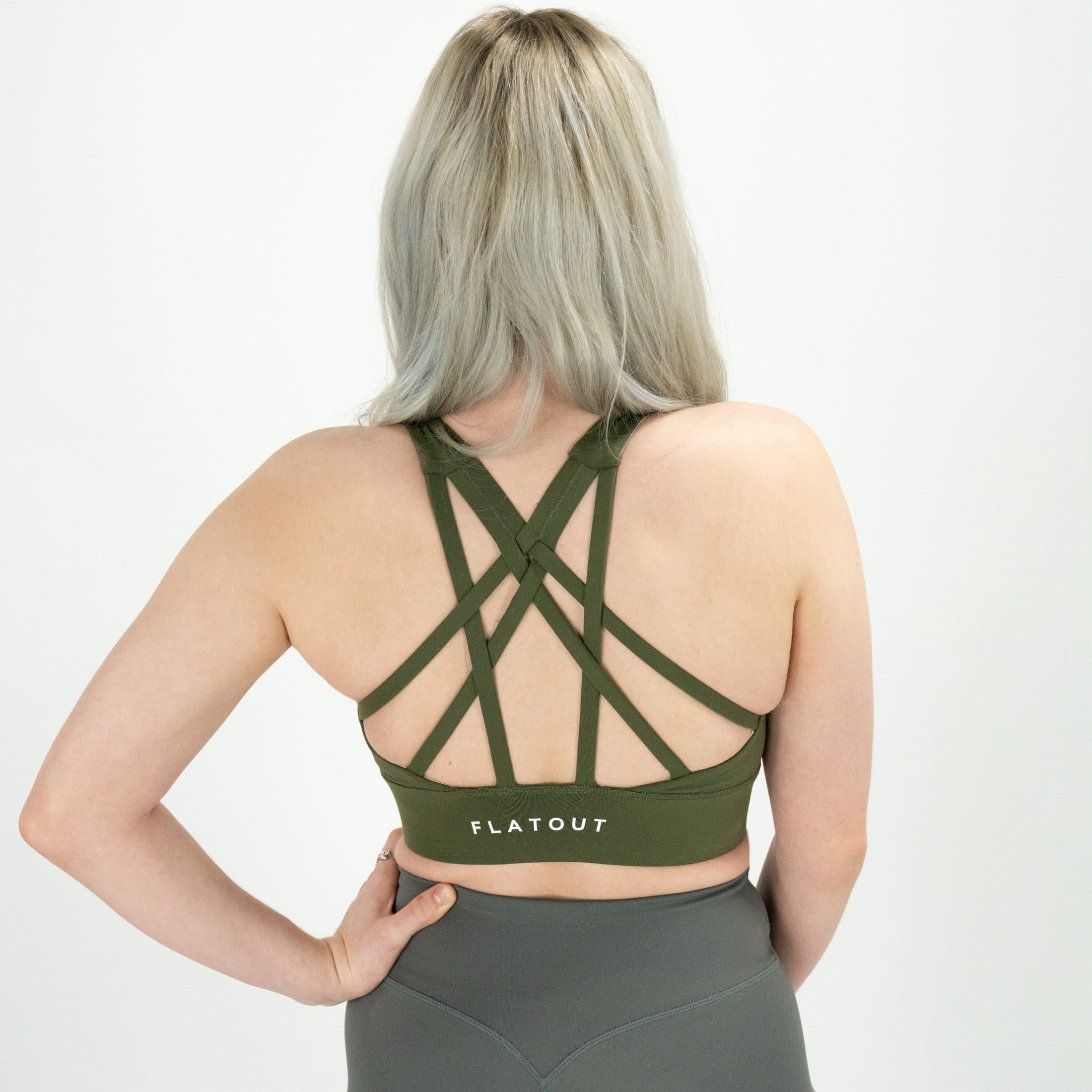 Carbon Sports Bra Olive